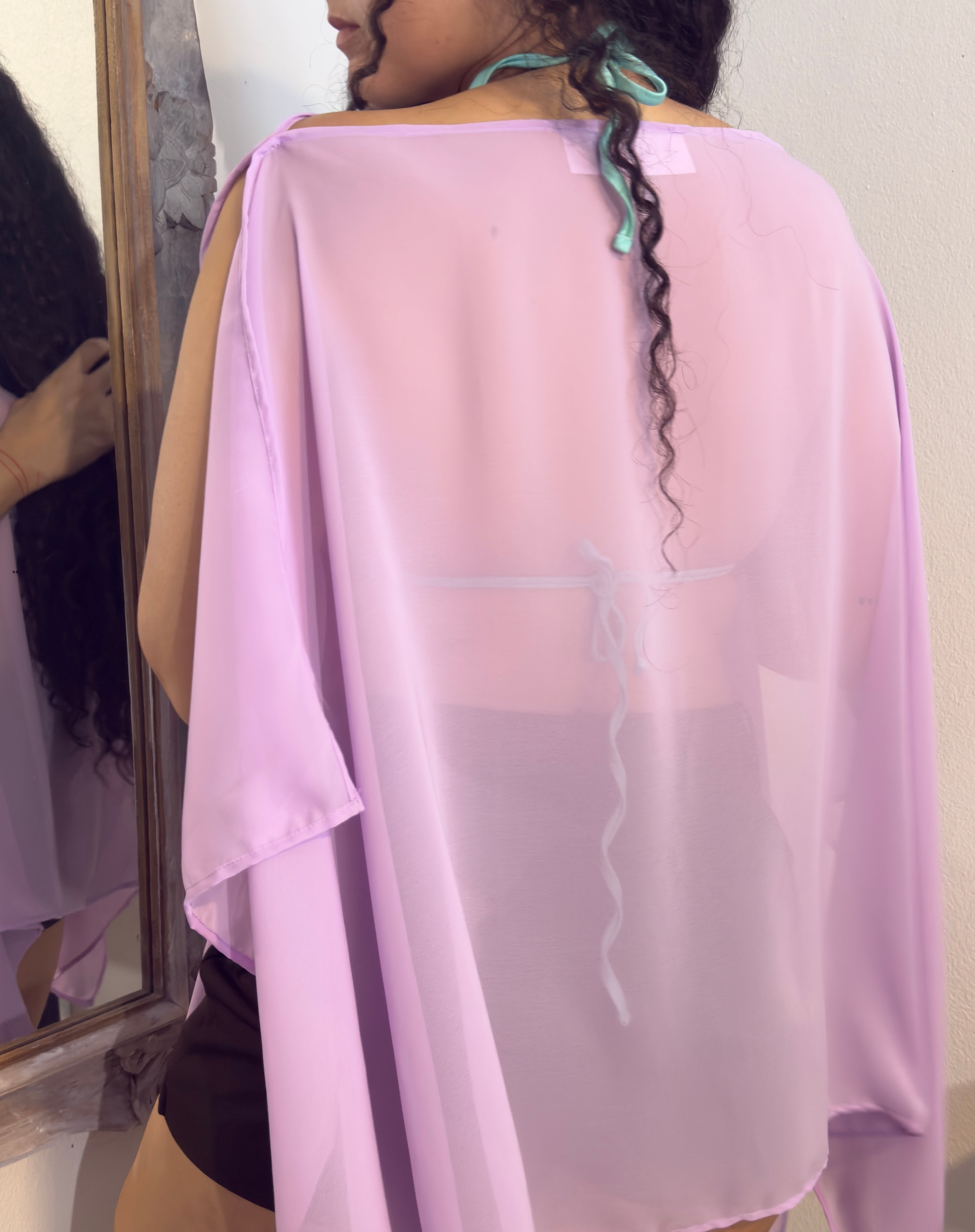 Glenda’s poncho - purple