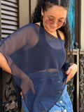 Sadie’s poncho - navy