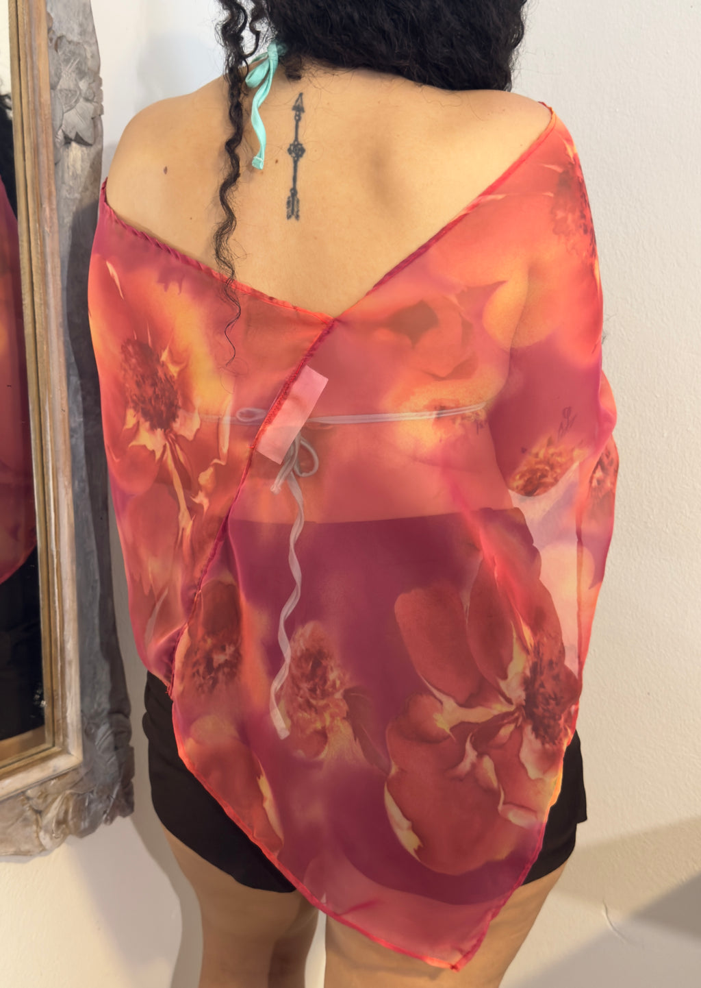 Claudia’s poncho - rose