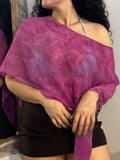 Sadie’s poncho - purple