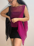 Clenda’s poncho - b&p