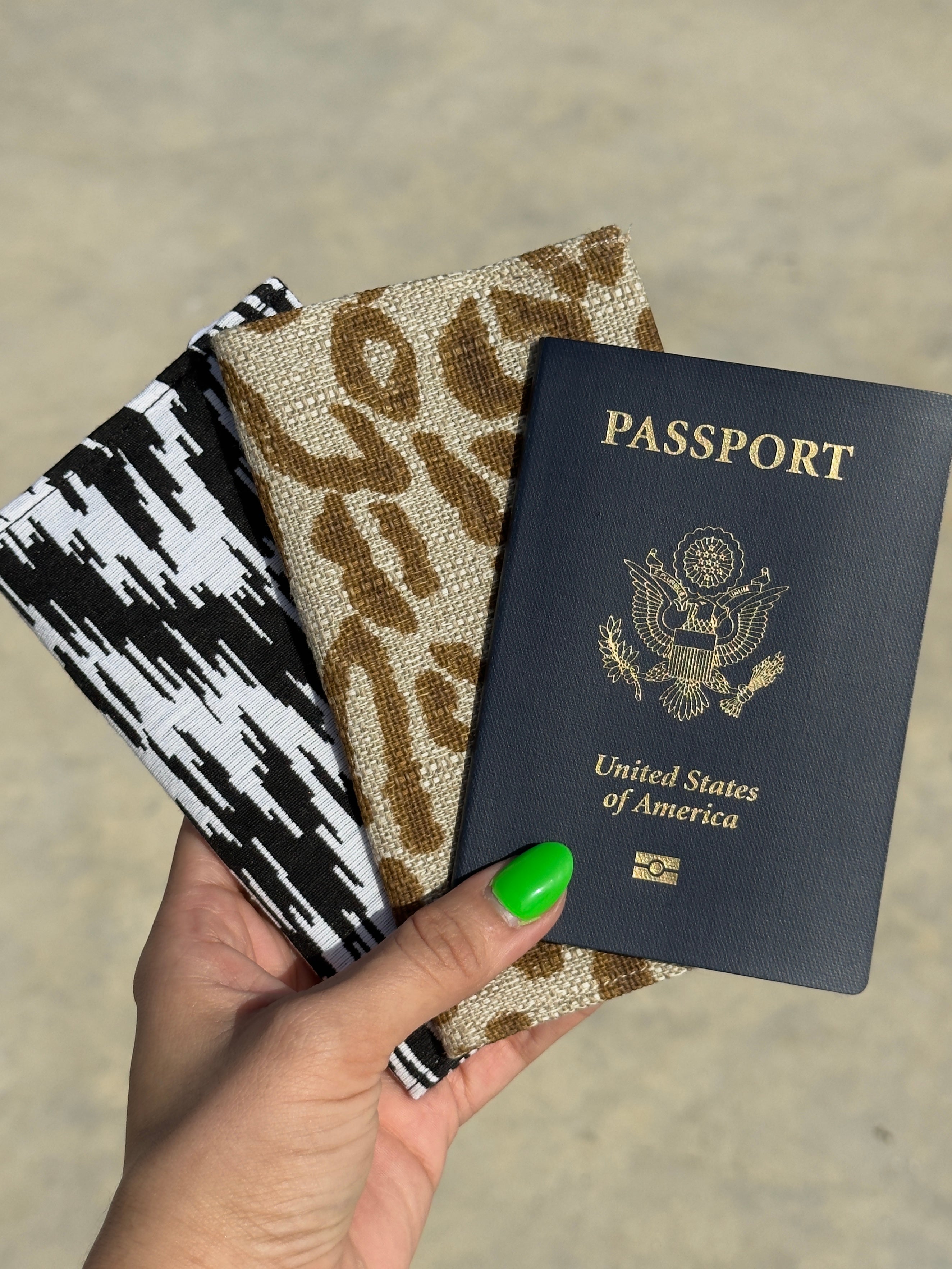Jire’s passport holder - cheetah