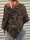 Claudia’s poncho - zebra