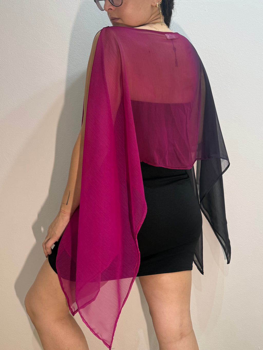 Clenda’s poncho - b&p