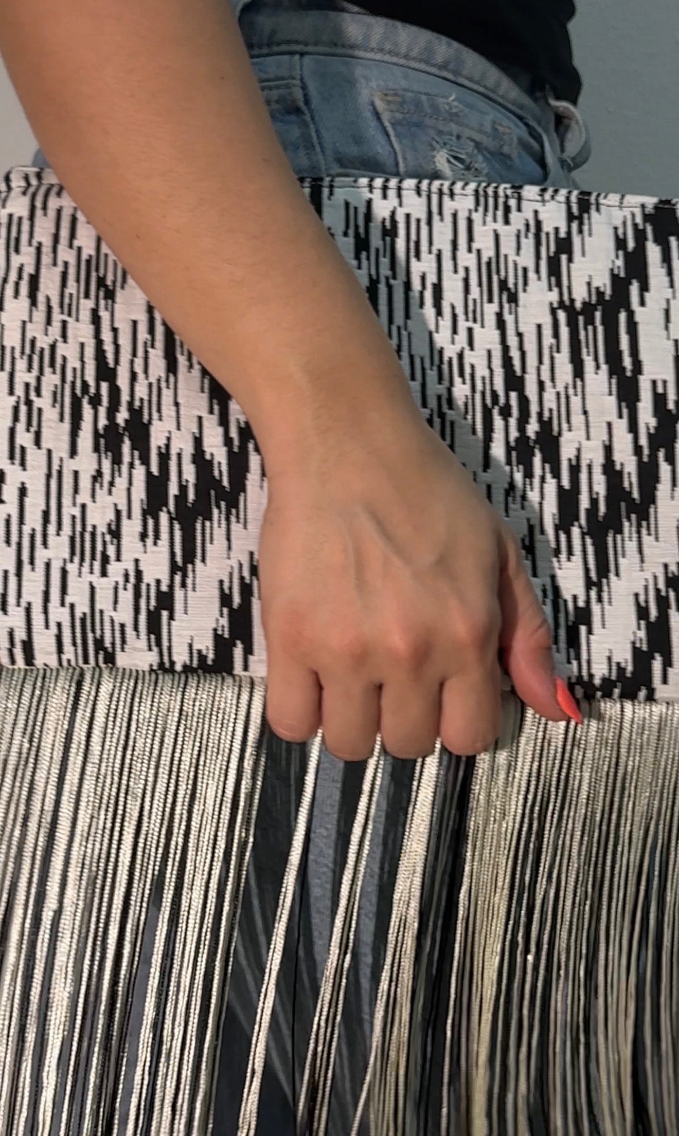 Natalie’s bag - b&w